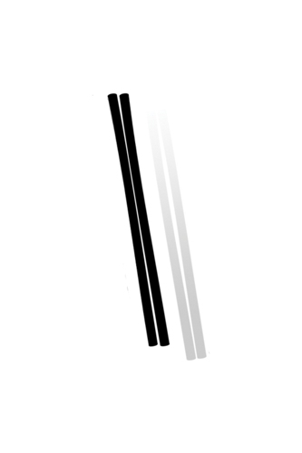 thumbnail interactive-video image 1 of Lot Of 25 Black P-Tex Base Repair Sticks For Ski/Snowboard - 7.5 Inch - Free Shipping USA 1 of 5