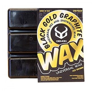 Demon Black Gold Graphite Snowboard Wax for All Temperatures